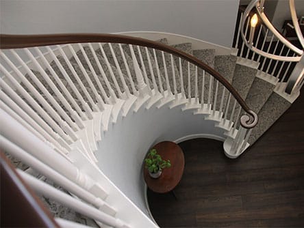 arbor tuftex carpeted staircase oak kennedy prefinished engineered floor san jose california