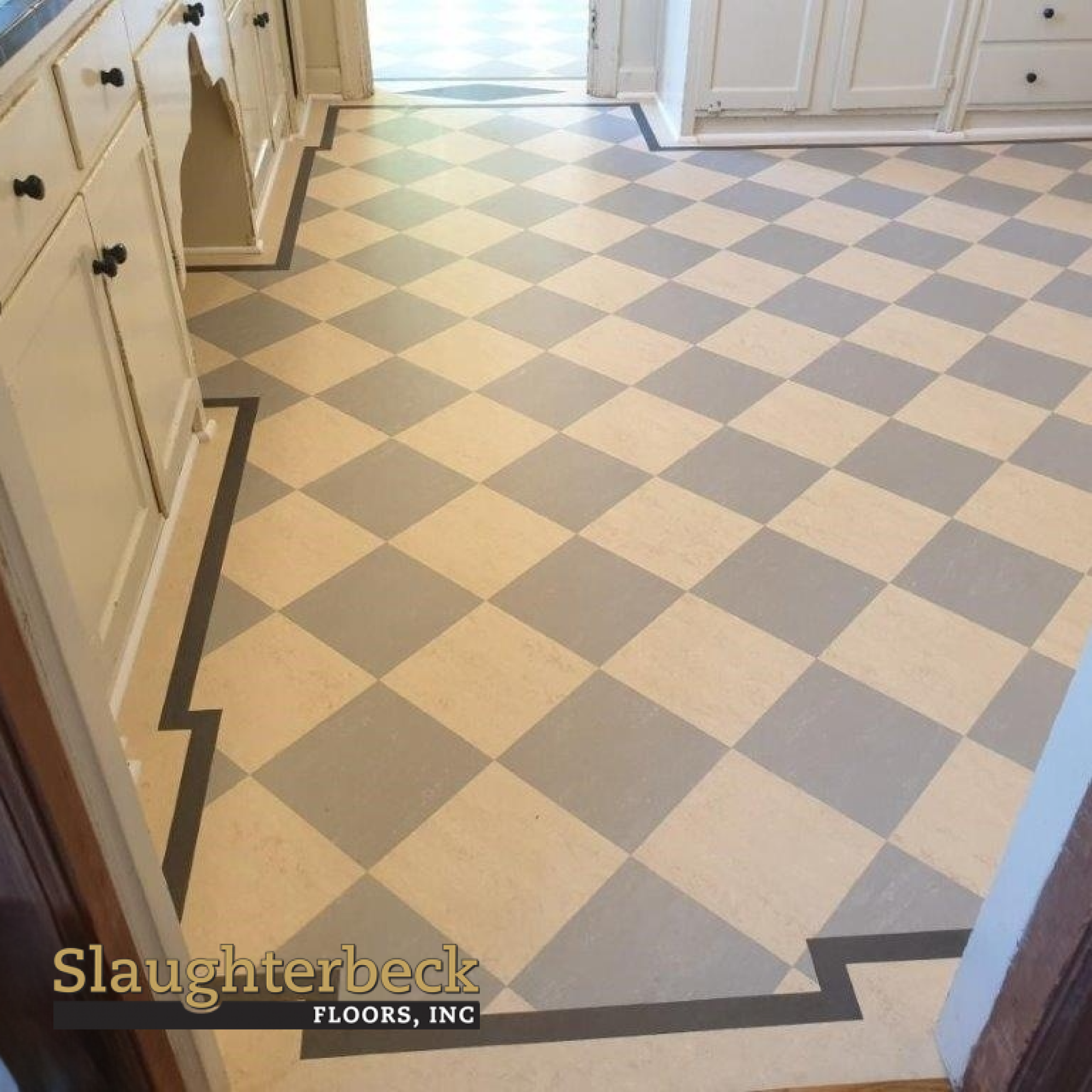 Calico & Pluto Marmoleum Floor Installation in San Jose Kitchen