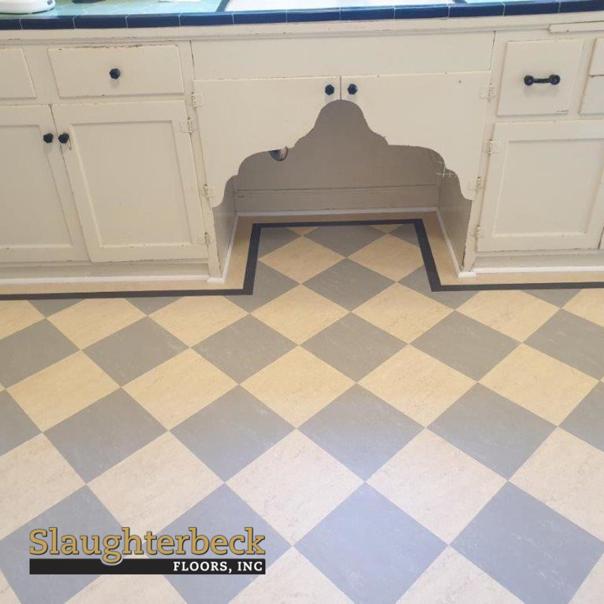 Calico & Pluto Marmoleum Flooring in San Jose Kitchen