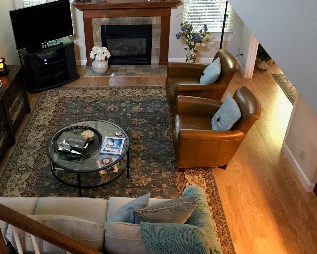 Marilyn Monroe Legendary Beauty Red Oak Hardwood Flooring Installed in Mountain View home by Slaughterbeck Floors.