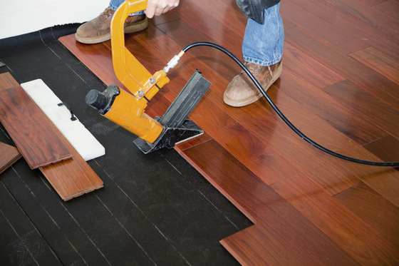 nail down wood floor