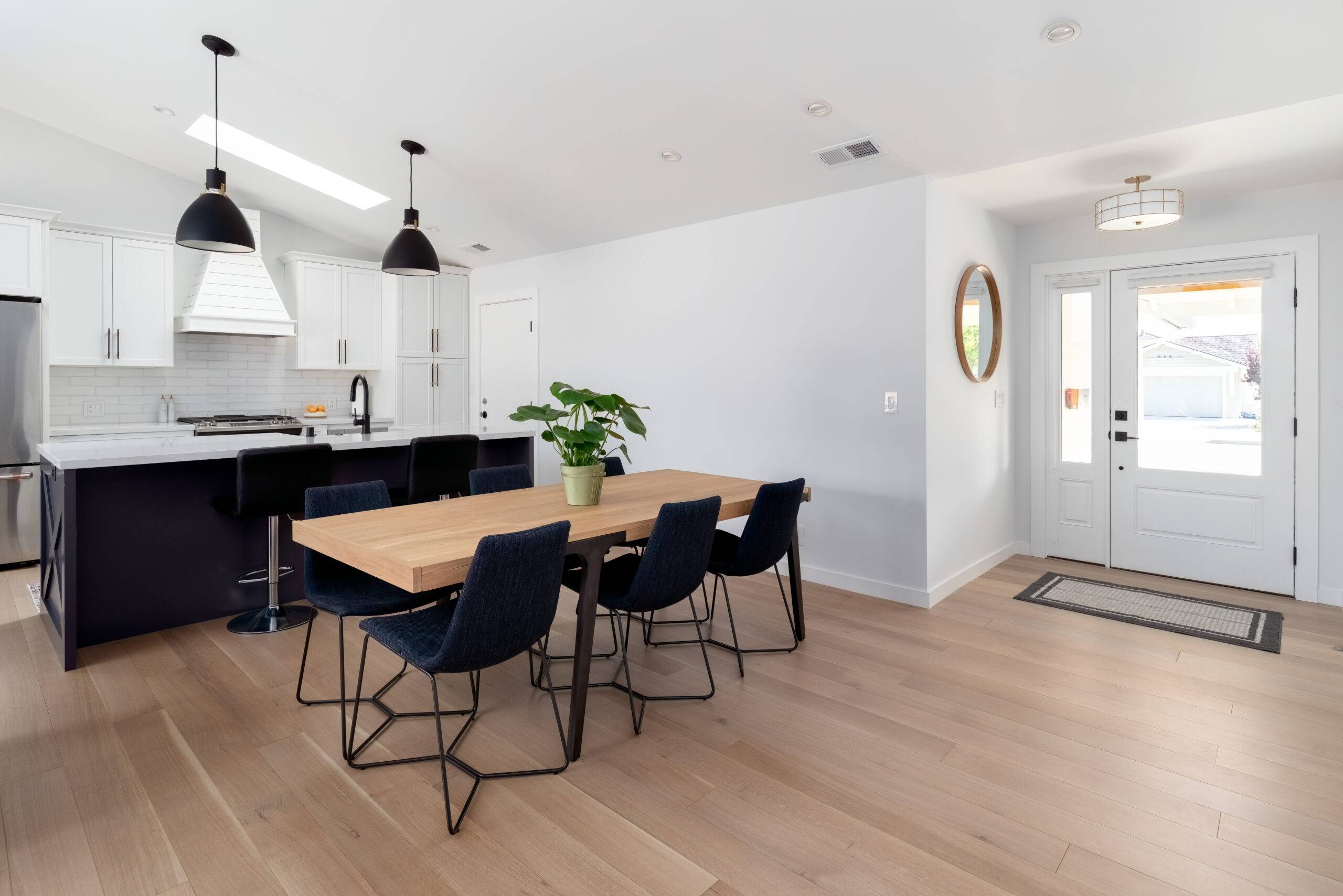 Prefinished hardwood floor installed in San Jose for BWB Builders