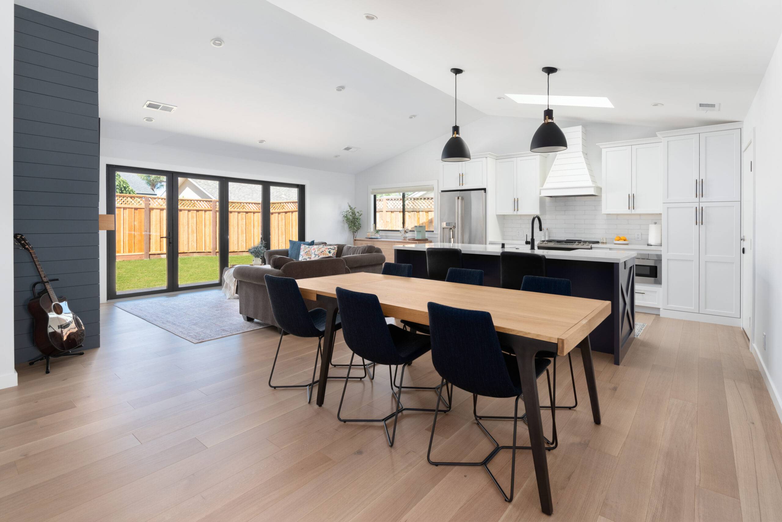 Prefinished hardwood floor installed in San Jose for BWB Builders