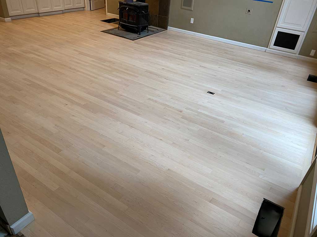 Study in Santa Cruz Home After Hardwood Floor Restoration