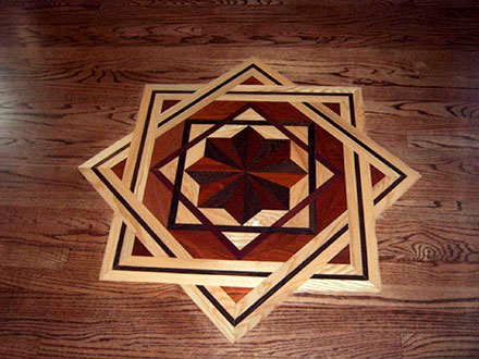 wooden medallion showroom
